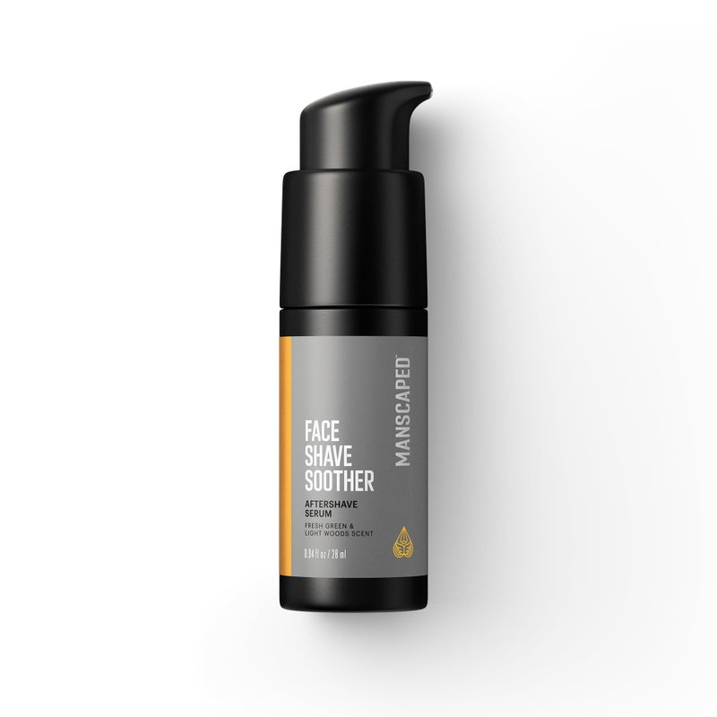 MANSCAPED Face Shave Soother Mens Aftershave Serum Infused with Red Algae Menthyl Lactate  Vitamin B3 for Cooling Soothing  Hydration Vegan ParabenFree 28ml